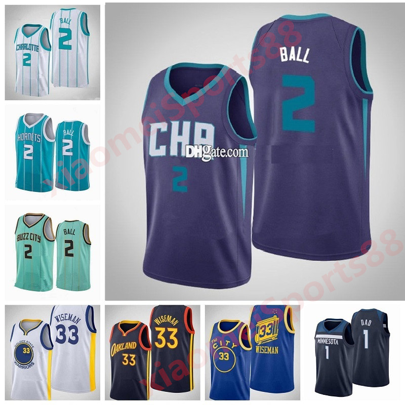 2021 Draft Pick 1 Anthony Edwards Jersey 33 James Wiseman 2 LaMelo Ball Basketball Men Women Kids Youth Blue White Purple Size S-XXXL, As shown in illustration
2021 Draft Pick 1 Anthony Edwards Jersey 33 James Wiseman 2 LaMelo Ball Basketball Men Women Kids Youth Blue White Purple Size S-XXXL, As shown in illustration
