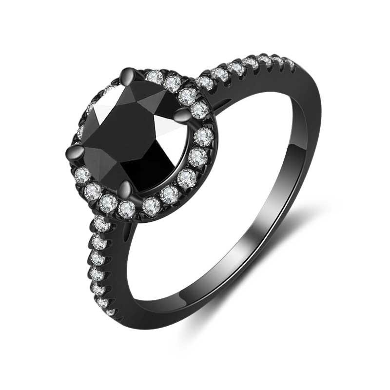Cluster Rings Personality Retro Jewelry Black Color Zircon Gemstones Finger Ring For Women Wedding Engagement Party Gift Accessories
Cluster Rings Personality Retro Jewelry Black Color Zircon Gemstones Finger Ring For Women Wedding Engagement Party Gift Accessories