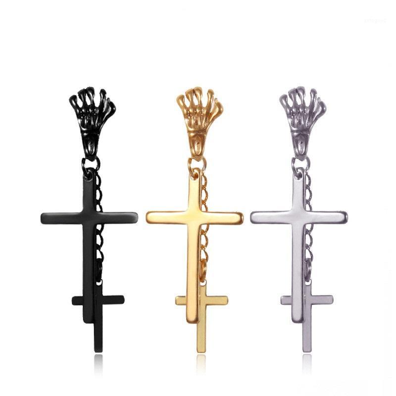 Stud Double Cross Skeleton Hand Stainless Steel Earrings For Women Girls Boy Fashion Ear Jewelry Party Gifts 2 Pieces1
Stud Double Cross Skeleton Hand Stainless Steel Earrings For Women Girls Boy Fashion Ear Jewelry Party Gifts 2 Pieces1