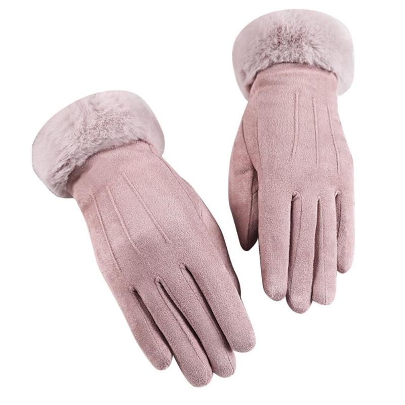 Winter Fleece Warm Gloves Women Touchscreen Thick Chammy Suede Fur Leather Plush Gloves Mittens Fashion Casual Driving
Winter Fleece Warm Gloves Women Touchscreen Thick Chammy Suede Fur Leather Plush Gloves Mittens Fashion Casual Driving