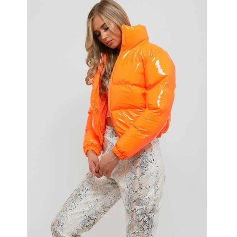 Bubble Puffer Jacket 2019 Winter Coat Women Lime Green Pink Yellow Red Black CJ191213