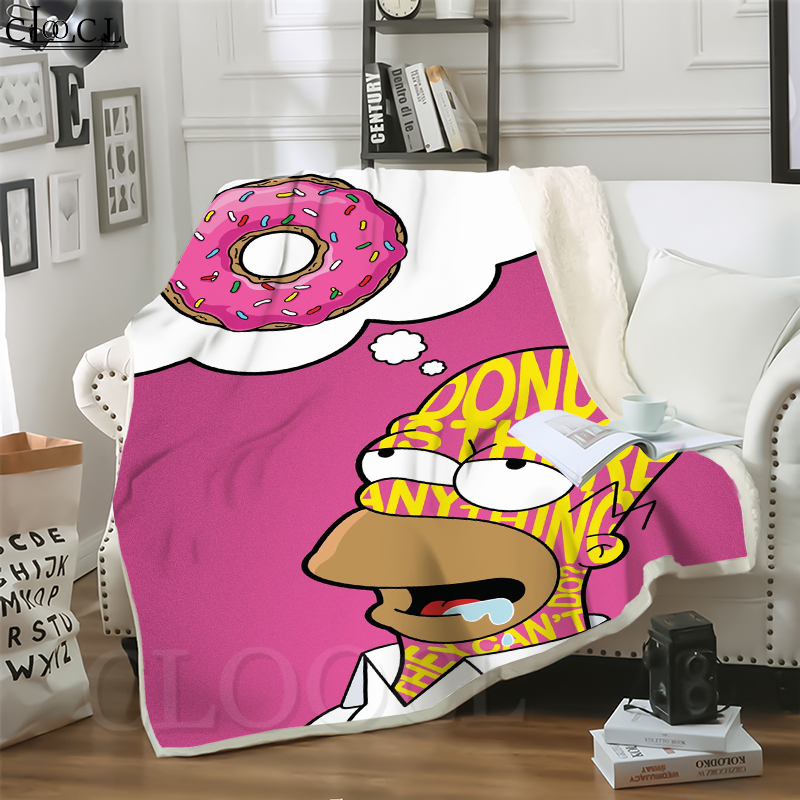 CLOOCL Anime The Simpsons 3D Print Street Style Air Conditioning Blanket Sofa Teens Bedding Throw Blankets Plush Quilt
CLOOCL Anime The Simpsons 3D Print Street Style Air Conditioning Blanket Sofa Teens Bedding Throw Blankets Plush Quilt