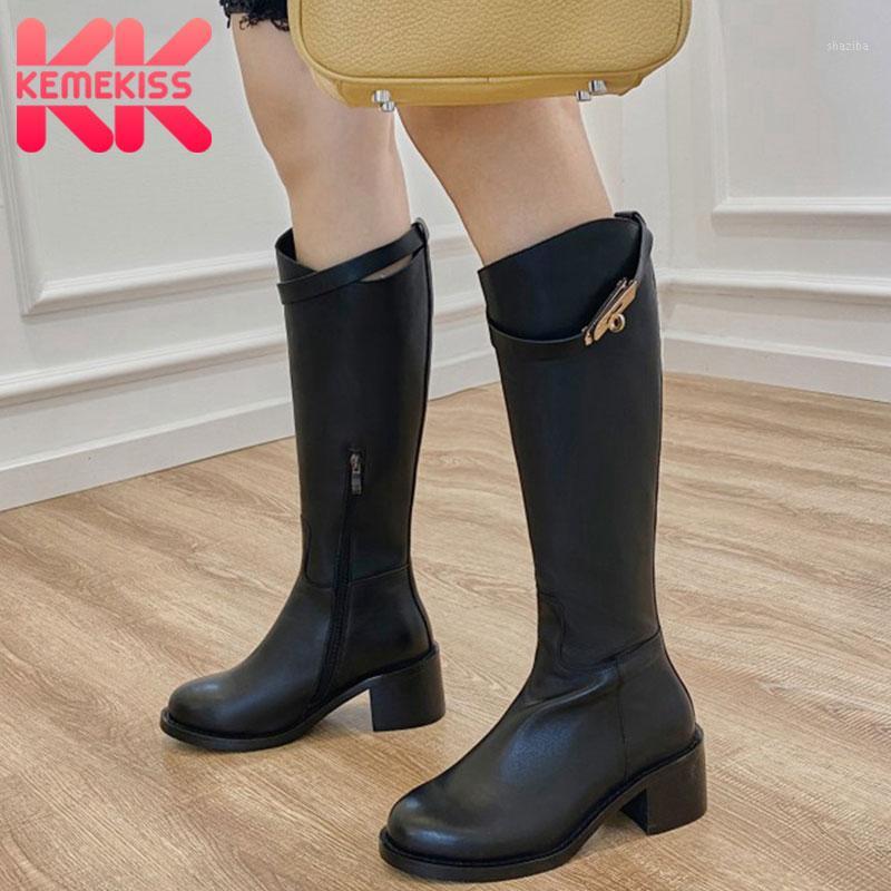 KemeKiss Woman Long Boots Real Leather Square Heel Zip Woman Knee High Boots Fashion Winter Shoes Footwear Size 34-391, Black
KemeKiss Woman Long Boots Real Leather Square Heel Zip Woman Knee High Boots Fashion Winter Shoes Footwear Size 34-391, Black