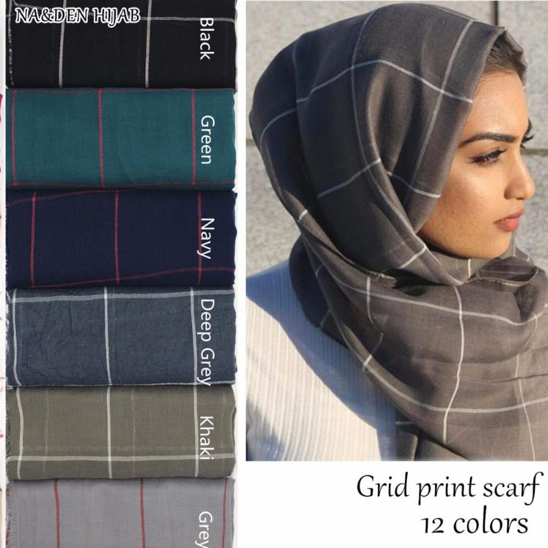 Scarves 1PC Plaid Scarf Fashion Grid Solid Design Women Shawls Muslim Hijab Cosy Pashmina Wrap Islamic Scarfs 10pcs/lot
Scarves 1PC Plaid Scarf Fashion Grid Solid Design Women Shawls Muslim Hijab Cosy Pashmina Wrap Islamic Scarfs 10pcs/lot