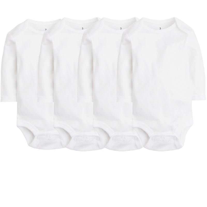 5 PCS/LOT born Baby Clothing Summer Sleeveless Baby Boy Girl Clothes 100% Cotton White Kids Baby Bodysuits & Jumpsuits 220307