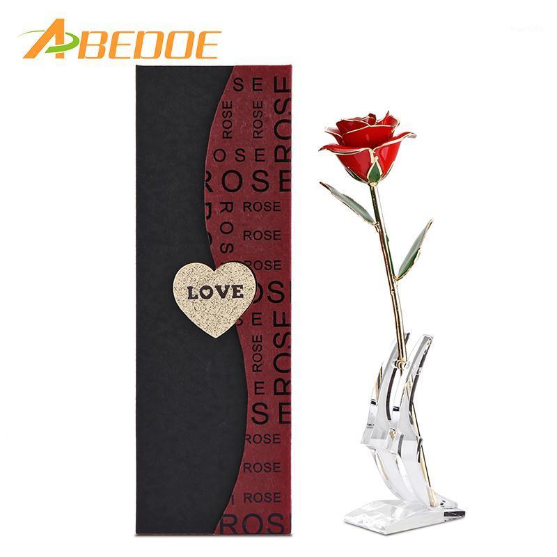 ABEDOE Creative Valentine's Day 24K Gold Trimmed Rose Transparent Stand Exquisite Gift Box Romantic Gift for Lover Girl Birthday1, Blue
ABEDOE Creative Valentine's Day 24K Gold Trimmed Rose Transparent Stand Exquisite Gift Box Romantic Gift for Lover Girl Birthday1, Blue