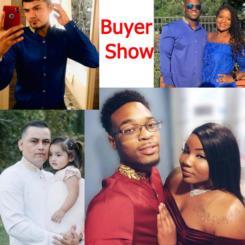 Black Gold Embroidery Shirt Men Spring New Mens Dress Shirts Stand Collar Button Up Shirts Chemise Homme Camisa Masculina 201120