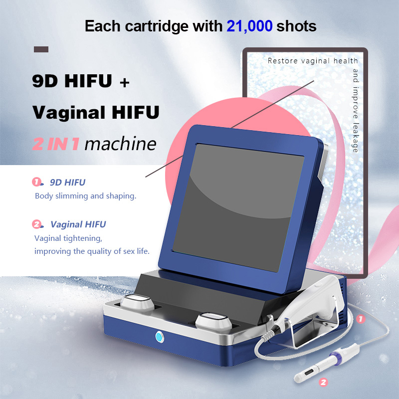 9D 2 in 1 HIFU Face Lift High Intensity Focused Ultrasound Wrinkle Removal HIFU Vaginal Tightening Machine Beauty Salon Equipment
9D 2 in 1 HIFU Face Lift High Intensity Focused Ultrasound Wrinkle Removal HIFU Vaginal Tightening Machine Beauty Salon Equipment