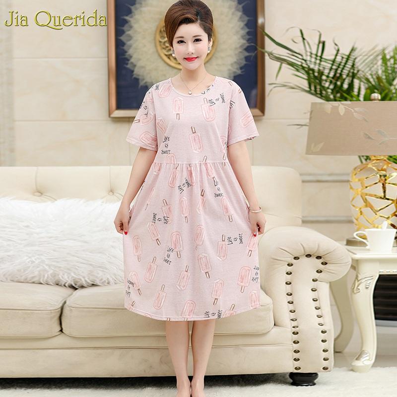 Sleep Wear Women Summer Plus Size Nighty 2020 Fashion Pink Popsicle Printing Cool Nightgowns Loose Size Women Sleepshirts Cotton, 1911
Sleep Wear Women Summer Plus Size Nighty 2020 Fashion Pink Popsicle Printing Cool Nightgowns Loose Size Women Sleepshirts Cotton, 1911