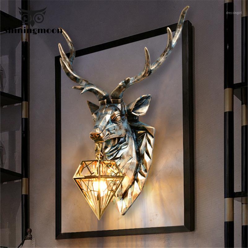 Modern American Retro Art Deer LED Wall Lamps Nordic Antlers Wall Light Fixtures Living Room Bedroom Bedside Lamp Home Luminaire1
Modern American Retro Art Deer LED Wall Lamps Nordic Antlers Wall Light Fixtures Living Room Bedroom Bedside Lamp Home Luminaire1