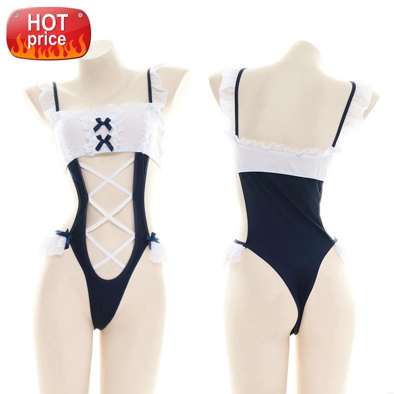 Japanese Sexy Kawaii Lingerie Cute Underwear Schoolgirl Costume Maid Outfit One Piece Bodysuit for Women Girls Erotic Cosplay #5W7z, Black;white
Japanese Sexy Kawaii Lingerie Cute Underwear Schoolgirl Costume Maid Outfit One Piece Bodysuit for Women Girls Erotic Cosplay #5W7z, Black;white