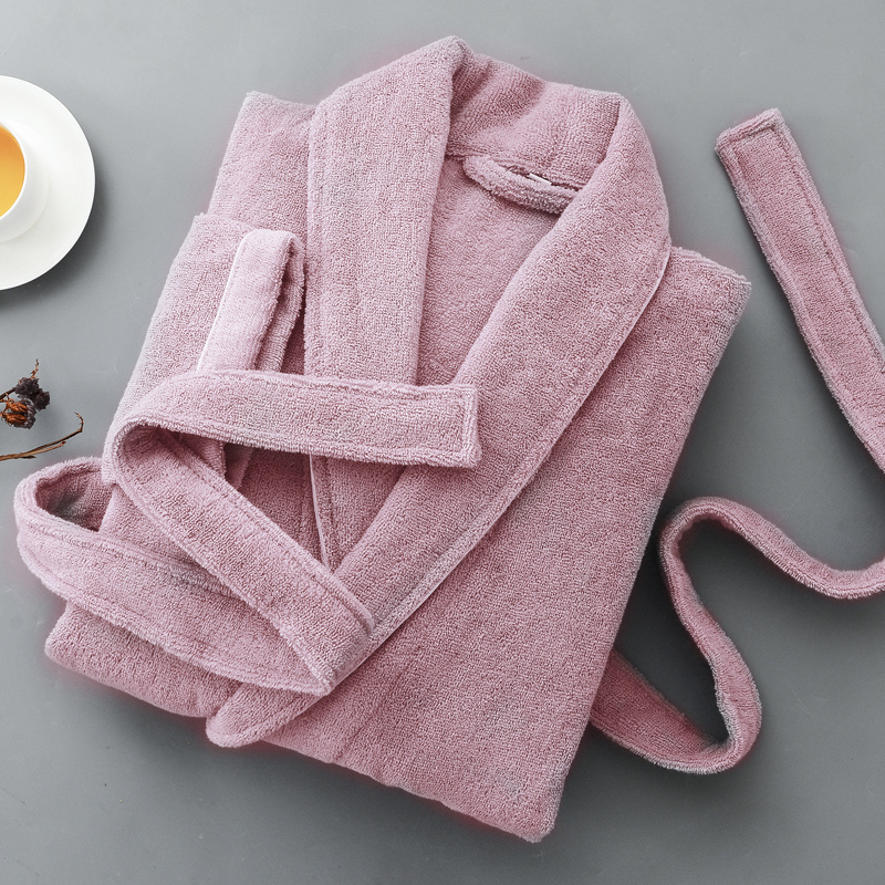 Women Bathrobe winter Towel Fleece thick Sleepwear Warm Men Robe Nightgown Kimono Dressing Gown Pajamas Lady Kimono Robe 210203