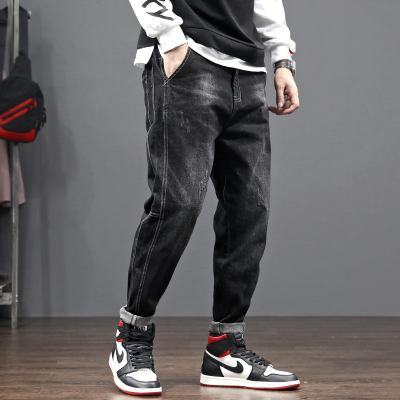2021 New New Style Male Fashion Black Adjustment Torn Designer Denim Pants Streetwear Hip Jeans Bpnb
2021 New New Style Male Fashion Black Adjustment Torn Designer Denim Pants Streetwear Hip Jeans Bpnb