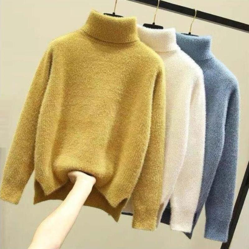 2020 Autumn Winter Sweater Women Pullover Knitted Jumper Long Sleeve Ladies Sweaters Female Turtleneck Sweater Pull Femme JW9819, Black
2020 Autumn Winter Sweater Women Pullover Knitted Jumper Long Sleeve Ladies Sweaters Female Turtleneck Sweater Pull Femme JW9819, Black