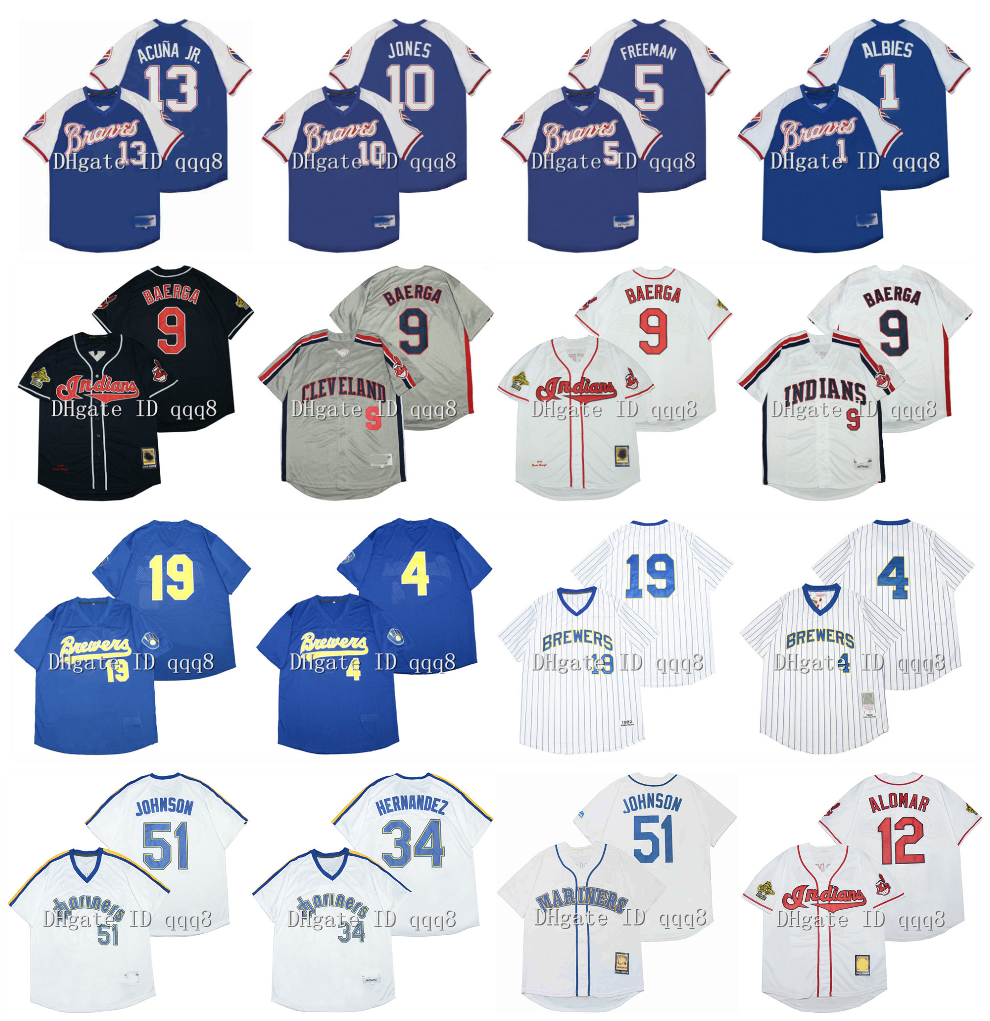 Vintage Ronald Acuna Jr. Paul Molitor Carlos Baerga Roberto Alomar Robin Yount Albies Randy Johnson Chipper Jones Freeman Retro Baseball, As pic
Vintage Ronald Acuna Jr. Paul Molitor Carlos Baerga Roberto Alomar Robin Yount Albies Randy Johnson Chipper Jones Freeman Retro Baseball, As pic
