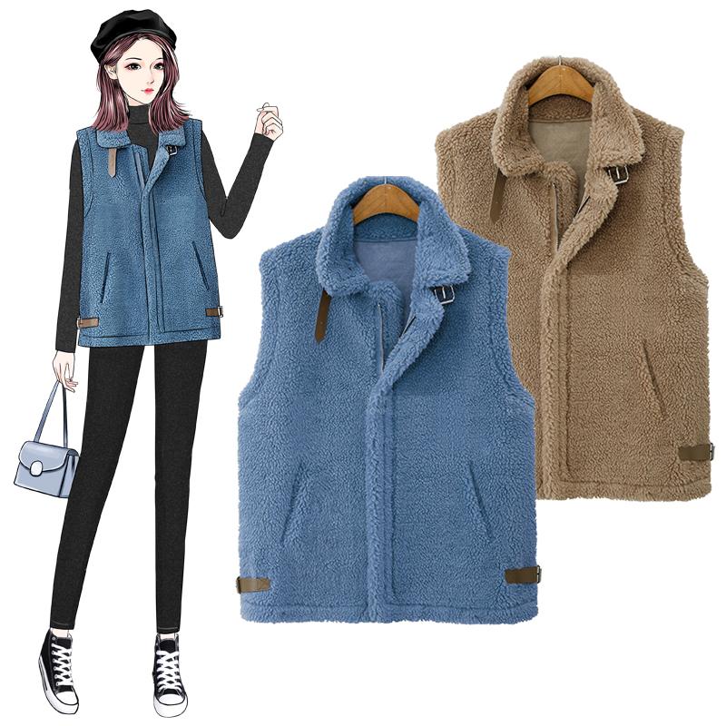 Hodisytian Women Cashmere Vest Autumn Winter Jaqueta Coat Sleeveless Jacket Casual Outerwear Cardigans Casaco Female Plus Size, Blue
Hodisytian Women Cashmere Vest Autumn Winter Jaqueta Coat Sleeveless Jacket Casual Outerwear Cardigans Casaco Female Plus Size, Blue