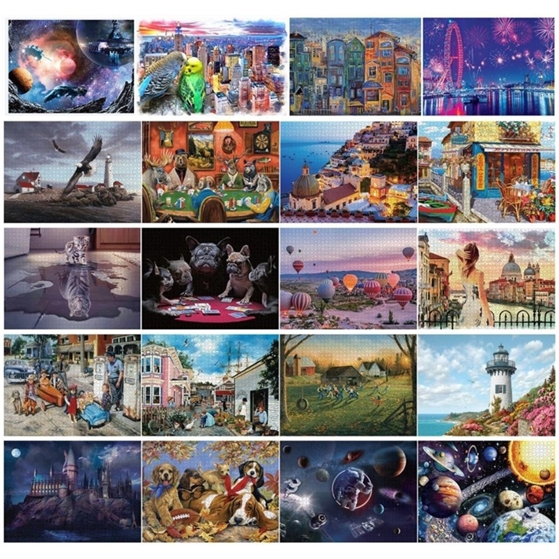 Hot Sale Adult Jigsaw Parper Adulto Educational Toys 1000 Pieces Puzzle Toy For Children's Gift 201218
Hot Sale Adult Jigsaw Parper Adulto Educational Toys 1000 Pieces Puzzle Toy For Children's Gift 201218