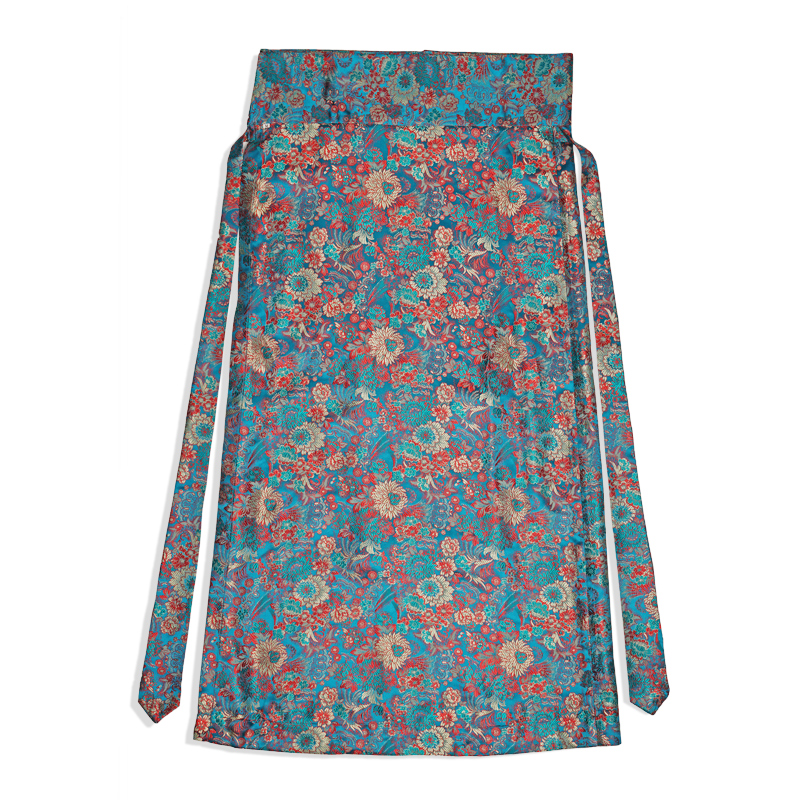 Tibetan Casual Ethnic clothing women spring autumn Traditional Tibet Kangba robe embroidery Top + Skirt Daily life clothes Girl