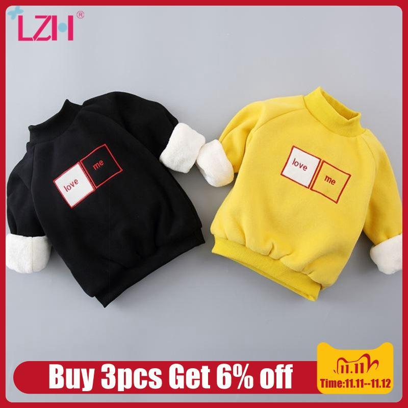 LZH Baby Boys Girls Sweatshirts 2020 New Autumn Winter Kids Letter Printting Long Sleeves Sweater Plus Velvet Thick Warm Tops, Black
LZH Baby Boys Girls Sweatshirts 2020 New Autumn Winter Kids Letter Printting Long Sleeves Sweater Plus Velvet Thick Warm Tops, Black
