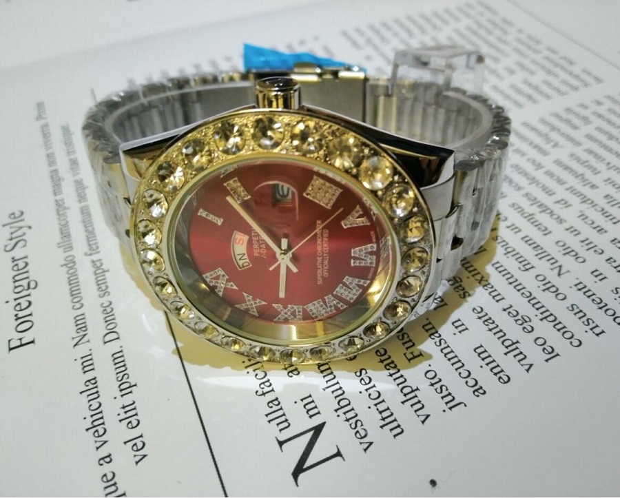 Hot Sales Fashion Women Rose Gold Silver Steel Strap Autoamtic Movement Diamonds Dress Mens Glass Back Men Watches Wristwatch, Slivery;brown
Hot Sales Fashion Women Rose Gold Silver Steel Strap Autoamtic Movement Diamonds Dress Mens Glass Back Men Watches Wristwatch, Slivery;brown