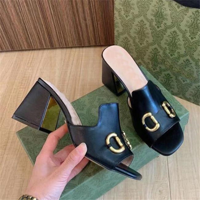 Fashion Designer Sandals Women Thick Heel Slippers Comfortable Non-slip Lady Luxury Slides High Heeled Shoes, As shown
Fashion Designer Sandals Women Thick Heel Slippers Comfortable Non-slip Lady Luxury Slides High Heeled Shoes, As shown