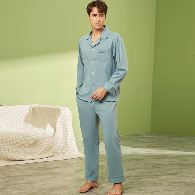 Yaoting pajamas women autumn and winter pure cotton long-sleeved cardigan couple pajamas suit men's plus size cotton, Gray
Yaoting pajamas women autumn and winter pure cotton long-sleeved cardigan couple pajamas suit men's plus size cotton, Gray