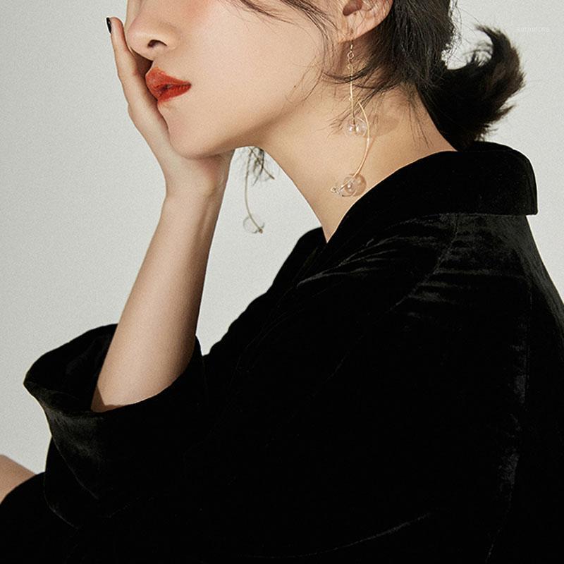 Original Clear Glass Ball Dangle Earrings For Women Handmade Soap Bubble Long Korean Drop Earrings Jewlery 2020 bijoux1
Original Clear Glass Ball Dangle Earrings For Women Handmade Soap Bubble Long Korean Drop Earrings Jewlery 2020 bijoux1