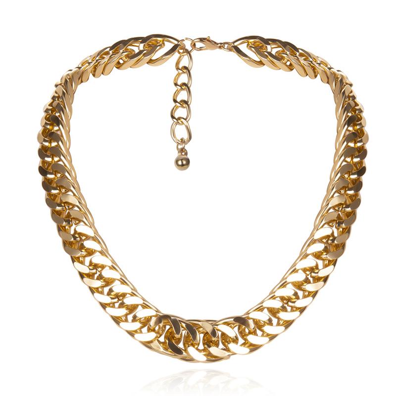 Pendant Necklaces Geometric Creative Simple Necklace Female Golden Plated Chain Choker Statement Punk Metal Nickel Necklac
Pendant Necklaces Geometric Creative Simple Necklace Female Golden Plated Chain Choker Statement Punk Metal Nickel Necklac