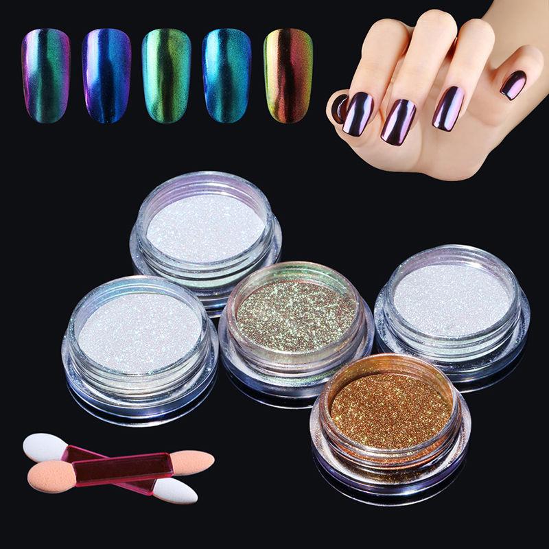 HNM Magic Mirror Chrome Glitter Powder Spangles for Nails Metallic Powder Dust Nail Art DIY Pigment Glitters Nails Dip
HNM Magic Mirror Chrome Glitter Powder Spangles for Nails Metallic Powder Dust Nail Art DIY Pigment Glitters Nails Dip