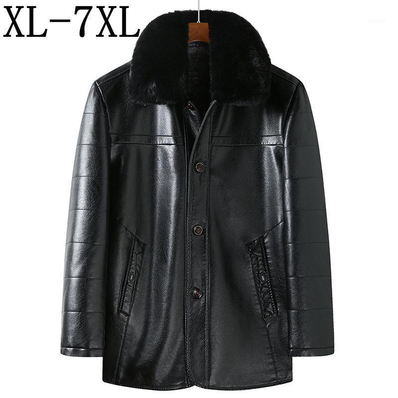 Size 7XL 6XL 6XL New Winter Men's Plus Velvet Thick PU Leather Jacket Men Fashion Casual Business Warm Thick Coat For Men Outwea1, Black
Size 7XL 6XL 6XL New Winter Men's Plus Velvet Thick PU Leather Jacket Men Fashion Casual Business Warm Thick Coat For Men Outwea1, Black