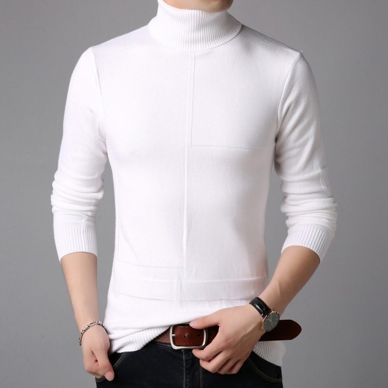 2021 New Men's High-necked Pullovers, Knitting Sweaters, Fashion Fine Clothes, Classic Truss White Pullovers. Nzji
2021 New Men's High-necked Pullovers, Knitting Sweaters, Fashion Fine Clothes, Classic Truss White Pullovers. Nzji