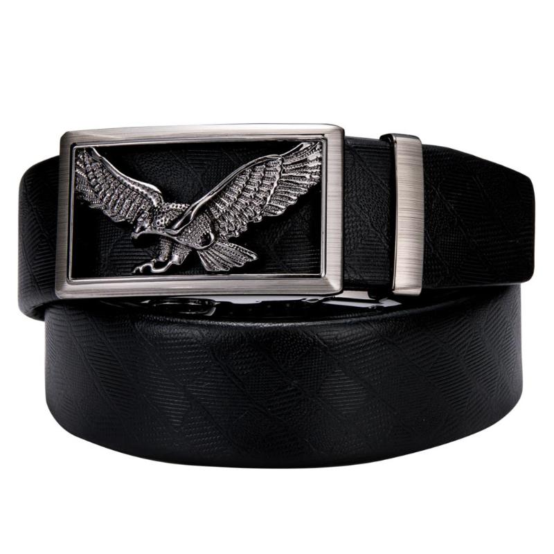 Belts Gray Eagle Buckle Belt For Men Black Leather Emboss Animal Automatic Slide Waist Strap Male Business Barry.Wang
Belts Gray Eagle Buckle Belt For Men Black Leather Emboss Animal Automatic Slide Waist Strap Male Business Barry.Wang