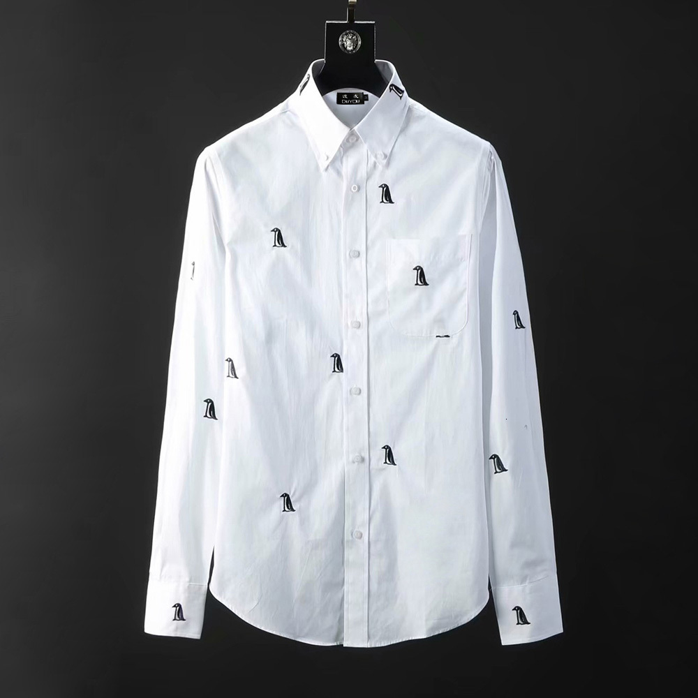 100% Cotton Shirt Men Embroidery Dress High Quality Slim Fit Casual Shirts Clothing Dy2107 Uscn, White
100% Cotton Shirt Men Embroidery Dress High Quality Slim Fit Casual Shirts Clothing Dy2107 Uscn, White