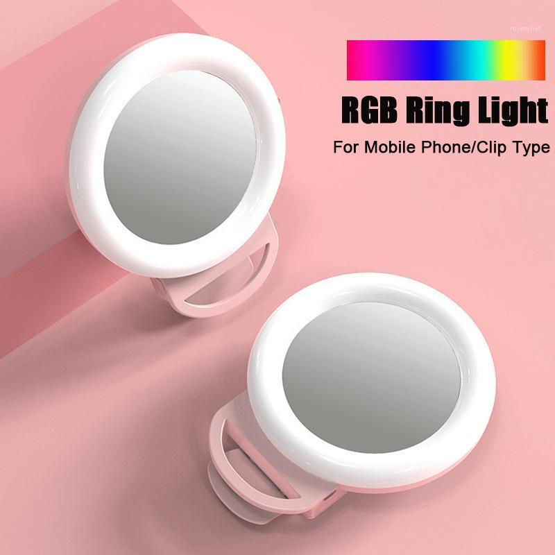 Portable Selfie LED RGB Ring Light Clip-on Mobile Phone Ringlight Rechargerable Battery Photography Lighting For Youtube Tiktok1
Portable Selfie LED RGB Ring Light Clip-on Mobile Phone Ringlight Rechargerable Battery Photography Lighting For Youtube Tiktok1