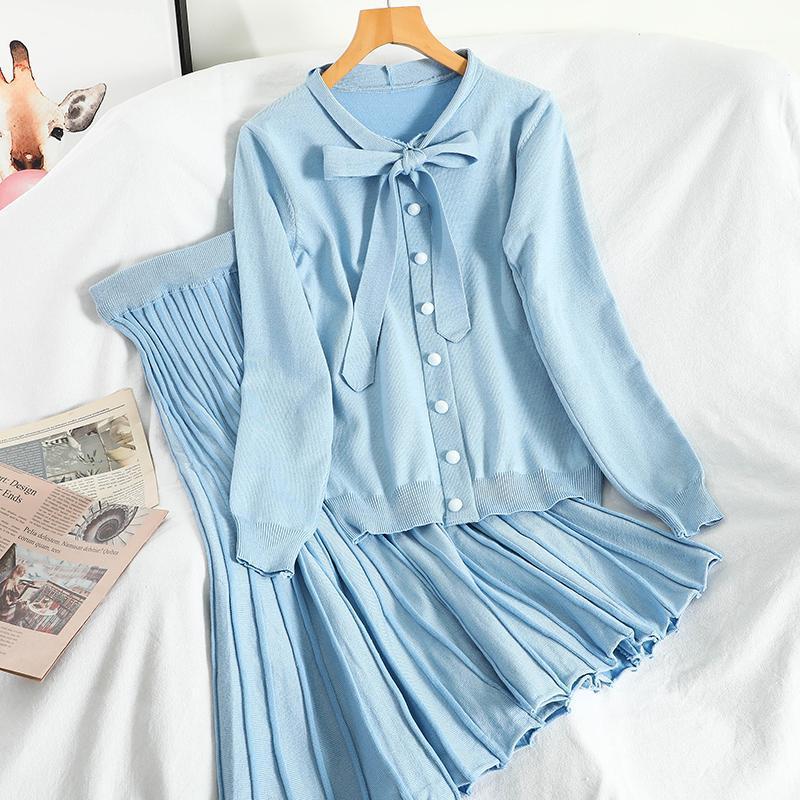 New 2020 Autumn Winter Clothes For Women Two Piece Set Top And Skirt Fashion Ladies Solid Knit Suit Set Korean Roupas Femininas1
New 2020 Autumn Winter Clothes For Women Two Piece Set Top And Skirt Fashion Ladies Solid Knit Suit Set Korean Roupas Femininas1
