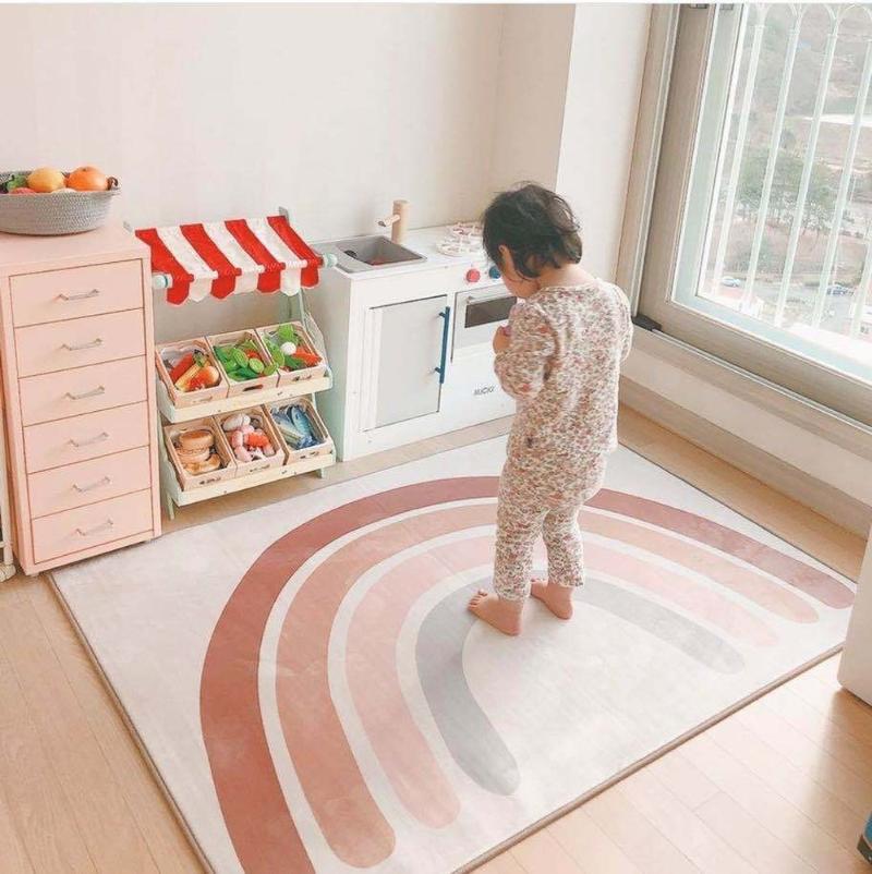 Rainbow Carpet Nordic Colorful Hotel Pvc Wire Loop Mat Door Mat Living Room Floor Bathroom Non-Slip Rug
Rainbow Carpet Nordic Colorful Hotel Pvc Wire Loop Mat Door Mat Living Room Floor Bathroom Non-Slip Rug