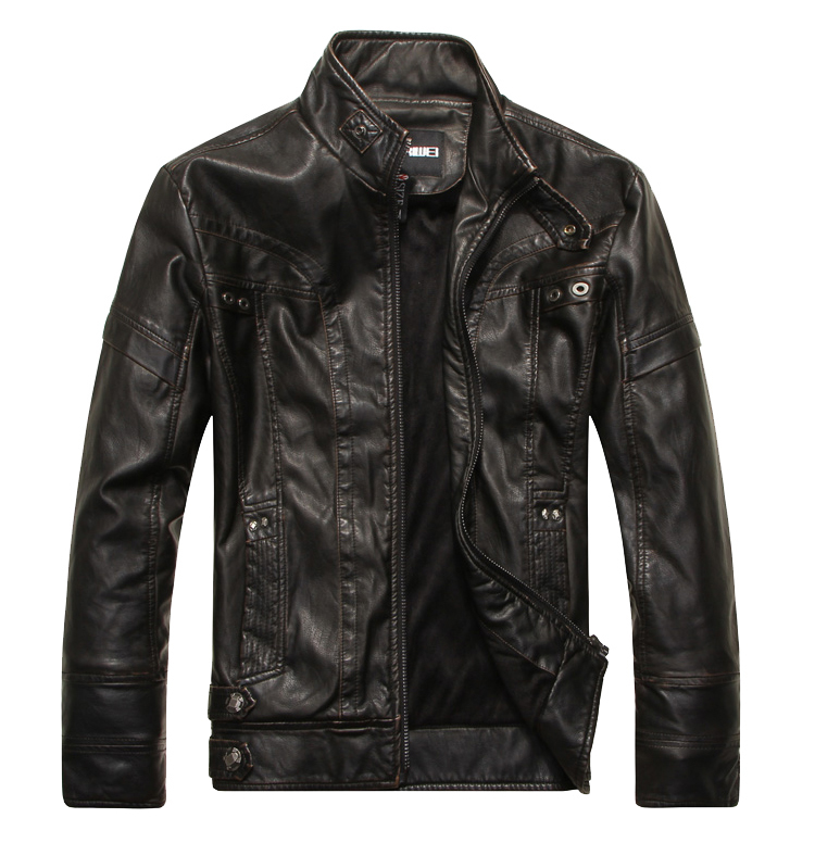 2021 New of Men Autumn Winter Zippers Jacket Biker Outerwear Faux Leather Pu Quality Thick Jackets 322 ZHE8, Black
2021 New of Men Autumn Winter Zippers Jacket Biker Outerwear Faux Leather Pu Quality Thick Jackets 322 ZHE8, Black