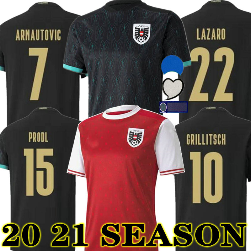 New 2020 Austria HOME soccer jersey 20 21 DAVID ALABA 2021 AWAY Arnautovic Sabitzer Grillitsch camisetas Football Shirt, 20 21 away
New 2020 Austria HOME soccer jersey 20 21 DAVID ALABA 2021 AWAY Arnautovic Sabitzer Grillitsch camisetas Football Shirt, 20 21 away