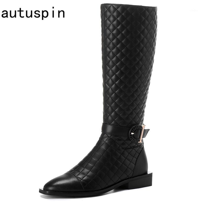 autuspin Fashion Slim Long Shoes Women Genuine Leather Shoes 2020 Autumn Winter Party Prom Low Heels Knee High Boots Black White1
autuspin Fashion Slim Long Shoes Women Genuine Leather Shoes 2020 Autumn Winter Party Prom Low Heels Knee High Boots Black White1