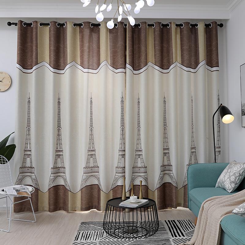 European Iron Tower Flax Fabric Curtains for Children's Bedroom Kids Room Tulle Window Treatments Curtain for Living Room
European Iron Tower Flax Fabric Curtains for Children's Bedroom Kids Room Tulle Window Treatments Curtain for Living Room