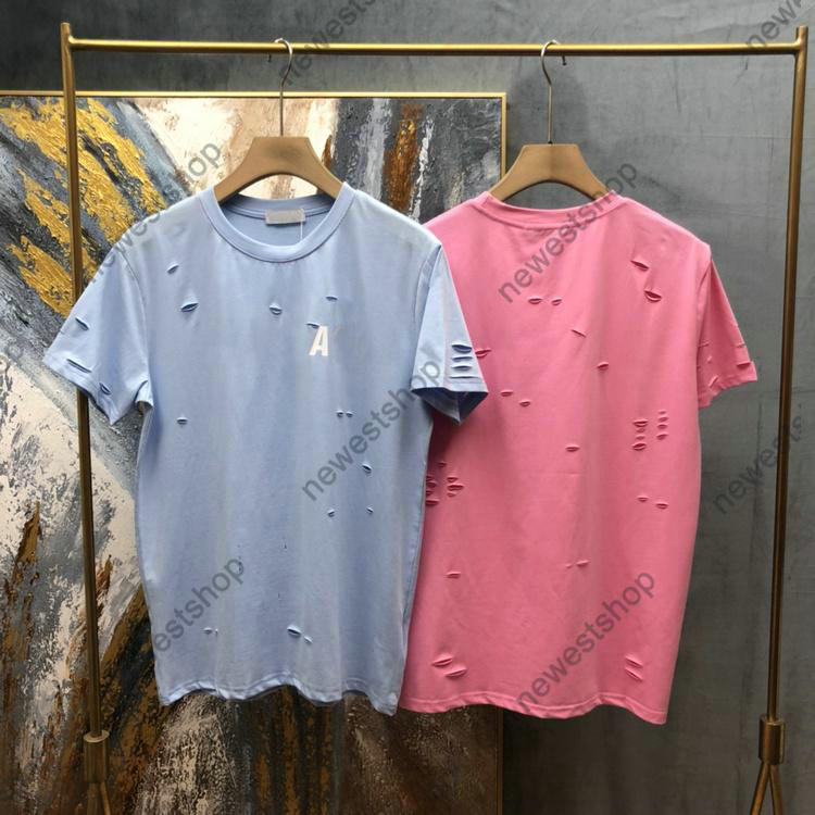 summer clothing 2021 new mens designer t shirts womens classic letter print broken hole t shirt cotton tshirt casual tshirt tops tee, White
summer clothing 2021 new mens designer t shirts womens classic letter print broken hole t shirt cotton tshirt casual tshirt tops tee, White