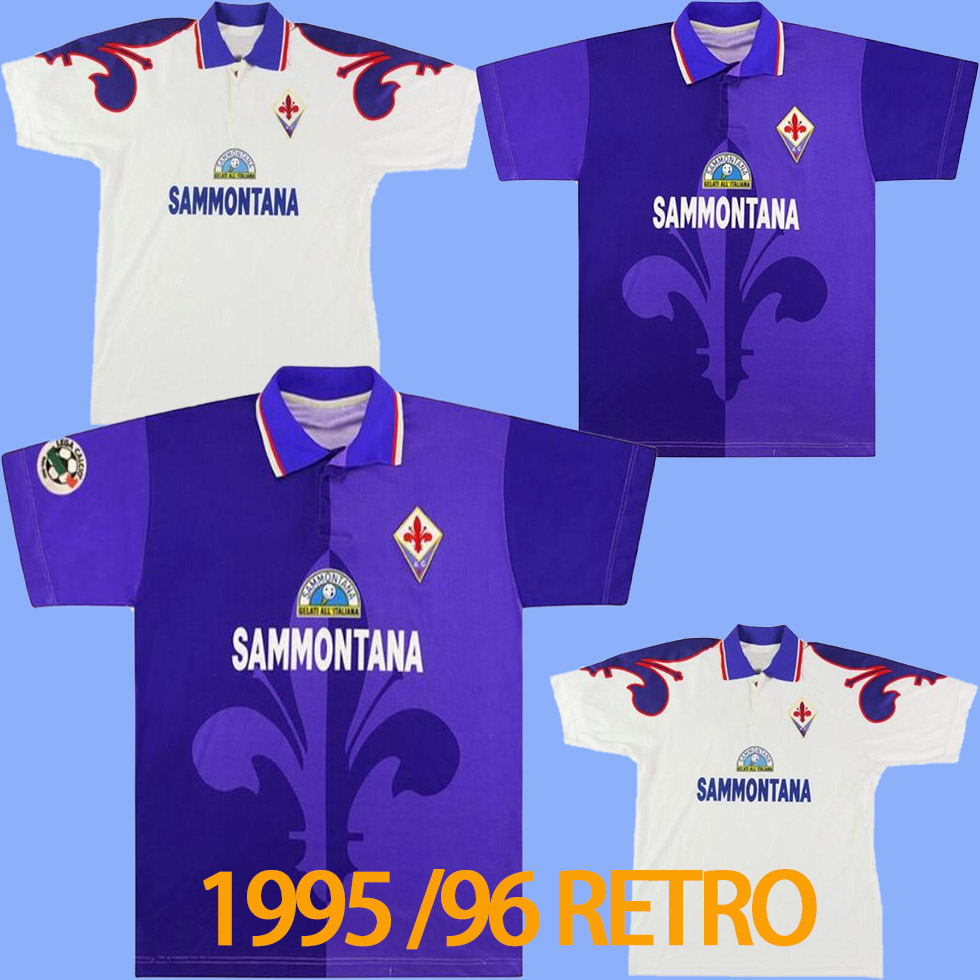 Retro classic 1995 1996 Fiorentina soccer jerseys home away Amoruso Rui Costa Batistuta Schwarz Baiano ROBBIATI Retro football shirt S-2XL, 95/96 away+patch
Retro classic 1995 1996 Fiorentina soccer jerseys home away Amoruso Rui Costa Batistuta Schwarz Baiano ROBBIATI Retro football shirt S-2XL, 95/96 away+patch
