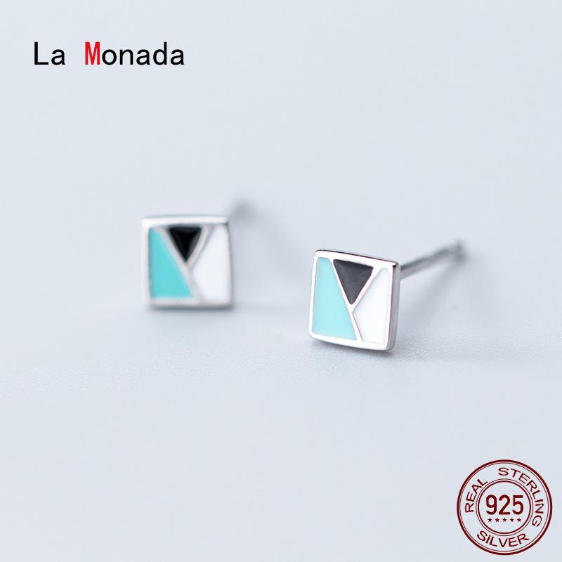Stud La Monada Korean Minimalist Women Earrings Silver 925 Square Geometry Fine In Jewelry For
Stud La Monada Korean Minimalist Women Earrings Silver 925 Square Geometry Fine In Jewelry For