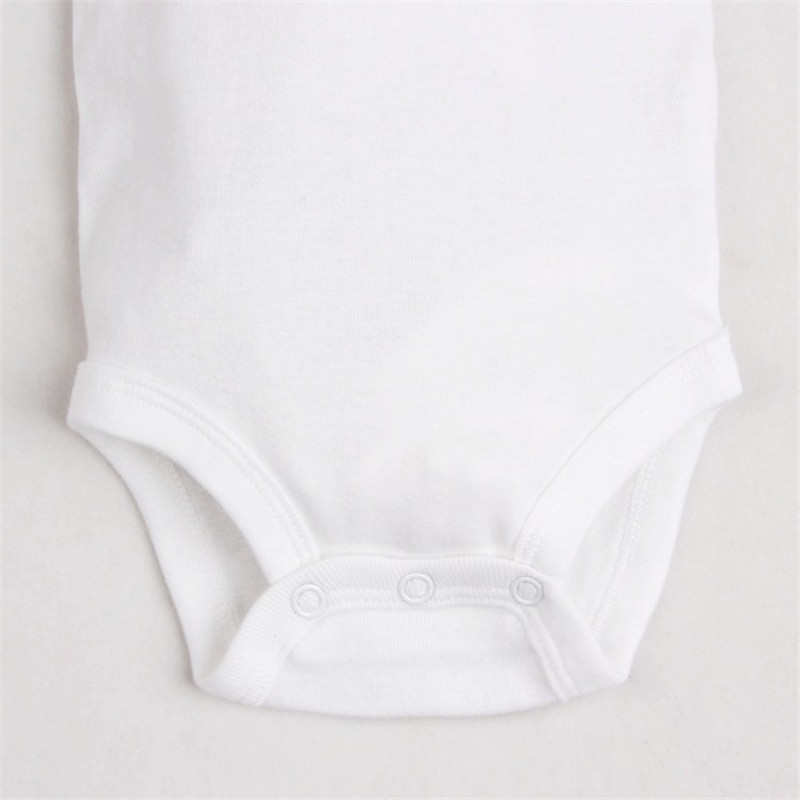5 PCS/LOT born Baby Clothing Summer Sleeveless Baby Boy Girl Clothes 100% Cotton White Kids Baby Bodysuits & Jumpsuits 220307