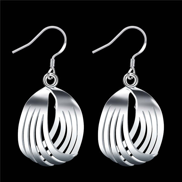 women's Five-line ripple sterling silver plated earrings size 3.9CM*1.7CM DMSE229,fashion 925 silver Plate earring jewelry Charm
women's Five-line ripple sterling silver plated earrings size 3.9CM*1.7CM DMSE229,fashion 925 silver Plate earring jewelry Charm