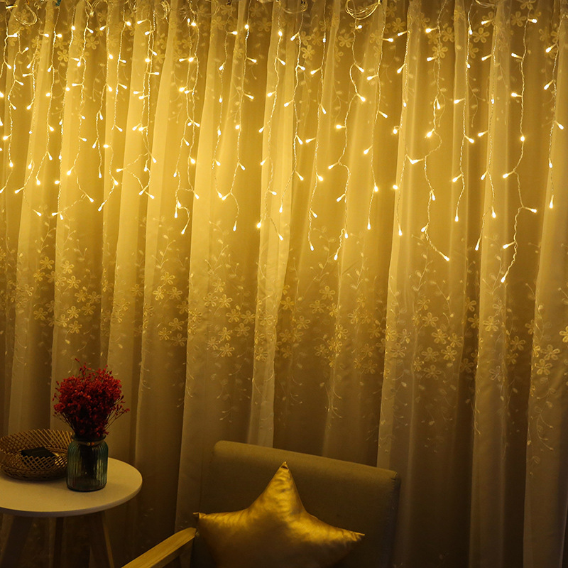 2021 4m Icicle Led Garland Curtain Christmas Decoration for the Wedding Room Be Party Fairy Lights New Holiday Lighting 562M
2021 4m Icicle Led Garland Curtain Christmas Decoration for the Wedding Room Be Party Fairy Lights New Holiday Lighting 562M