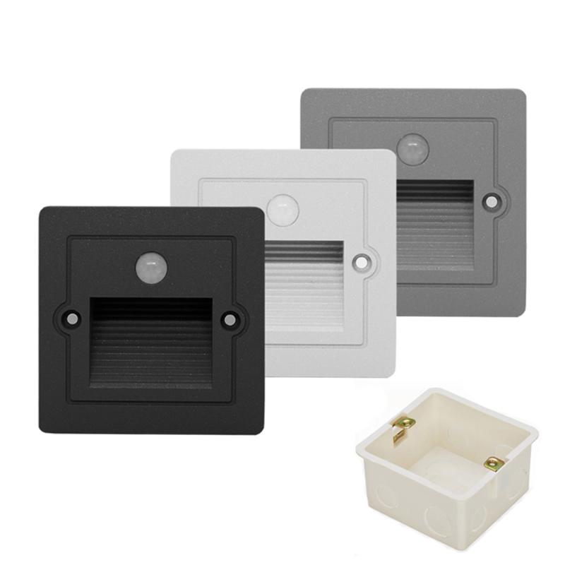 IP65 Wall Light PIR Motion Sensor Led Stair Light Infrared Human Body Induction Wall Lamp Recessed Step Ladder Kitchen 86 Box
IP65 Wall Light PIR Motion Sensor Led Stair Light Infrared Human Body Induction Wall Lamp Recessed Step Ladder Kitchen 86 Box