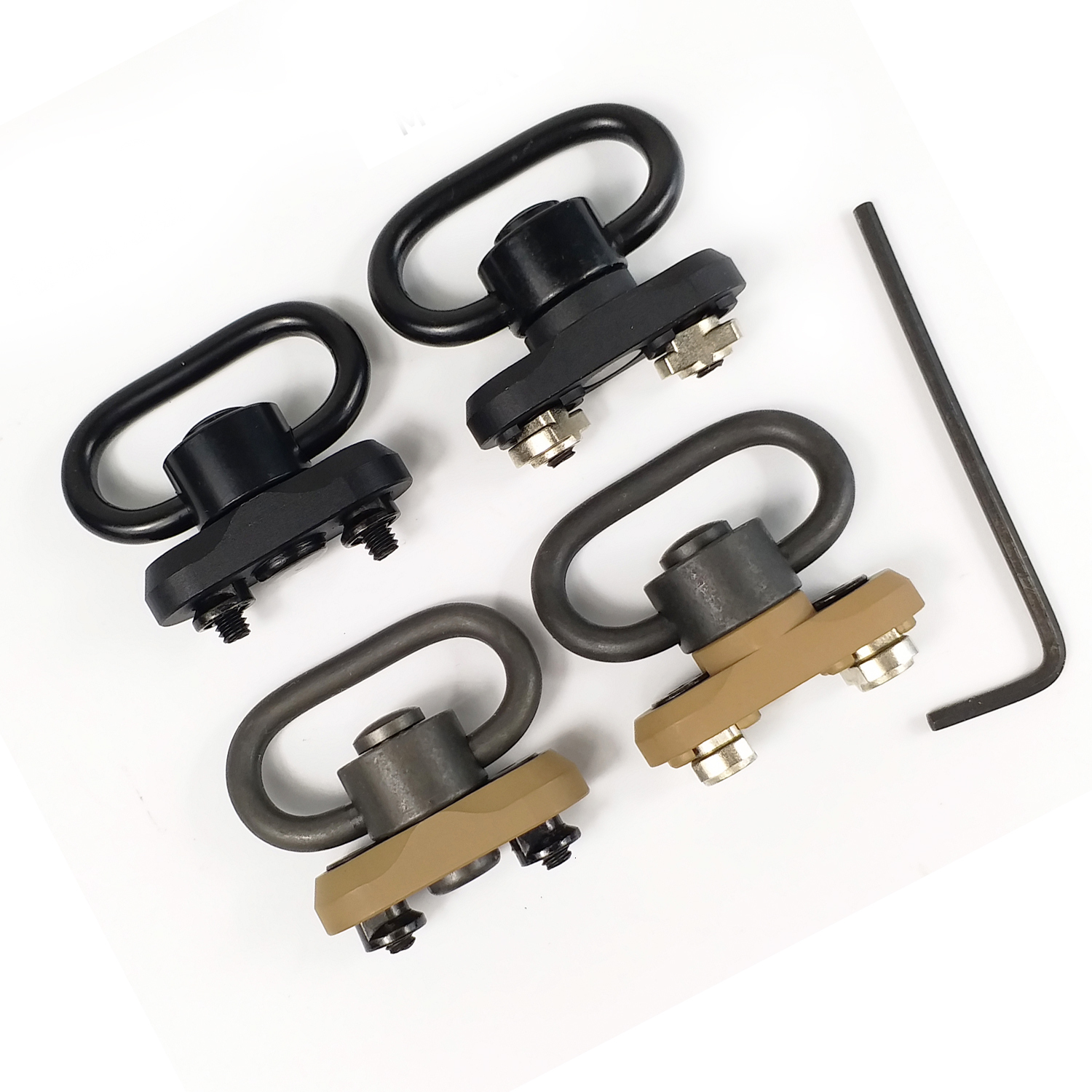 M-Lok/Keymod Standard Qd Sling Swivel Adapter Rail Mount Kit (QD Swivel Included) Quick Release
M-Lok/Keymod Standard Qd Sling Swivel Adapter Rail Mount Kit (QD Swivel Included) Quick Release