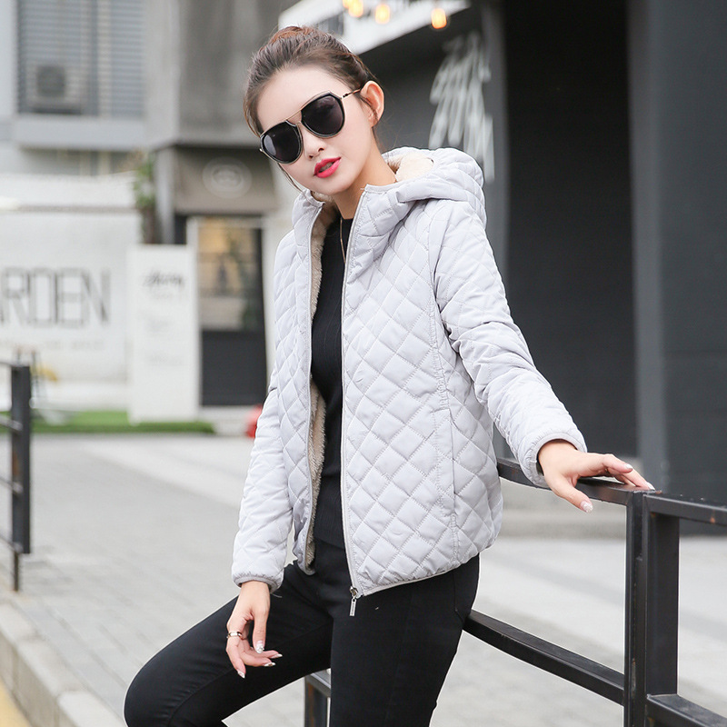 Winter coats women parkas solid zipper casual women down jackets basic hooded warm cotton down jackets women coats 201217