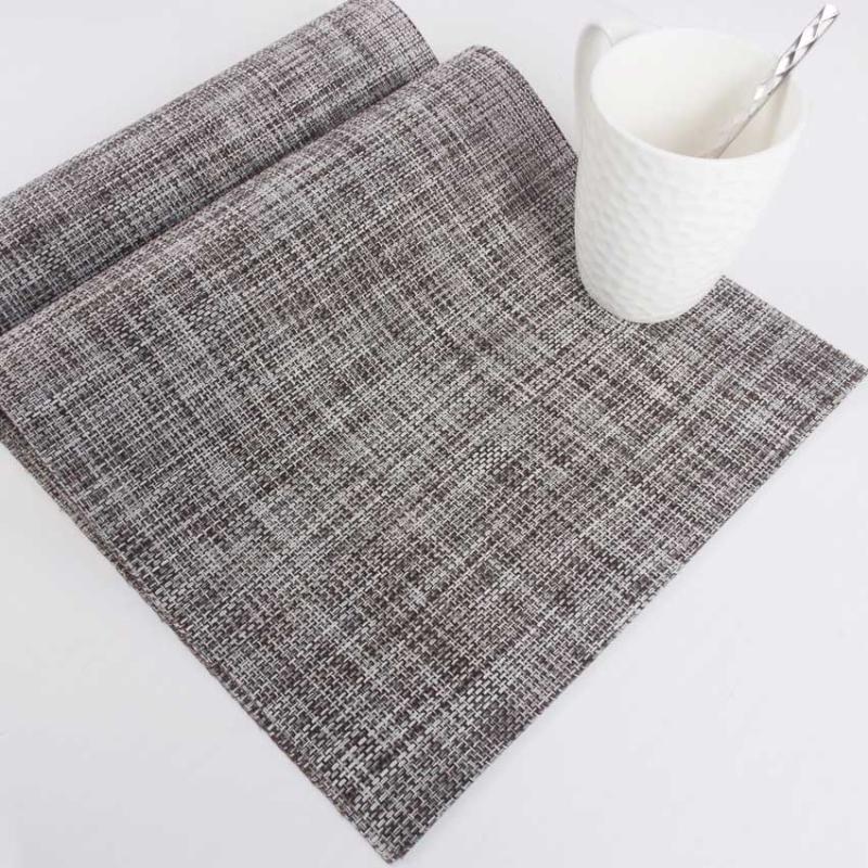 WHQ 4 Pcs/set Placemats PVC Dining Table Mat Weave Disc Pads Bowl Pad Coasters De Cozinha 30*45cm Plate Bar Coffee Table Mat
WHQ 4 Pcs/set Placemats PVC Dining Table Mat Weave Disc Pads Bowl Pad Coasters De Cozinha 30*45cm Plate Bar Coffee Table Mat